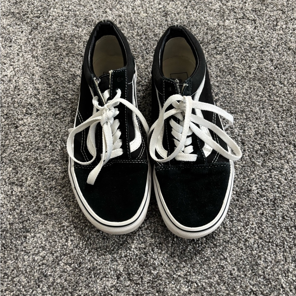 Vans Black and White Old Skool Sneakers
